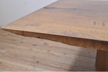 小田急ハルク購入　桜製作所　特注品　天板ウォールナット材　脚ローズウッド材　ローテーブル(ジョージナカシマ、ジョージ・ナカシマ、リビングテーブル、センターテーブル)(R-069057)