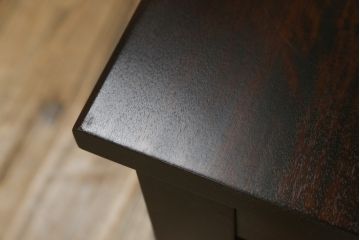 中古　北海道民芸家具　シックで落ち着いた空間づくりに活躍するローチェスト(ローボード、引き出し)(R-069060)