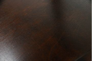 和製ビンテージ　北海道民芸家具　希少な廃盤品!!　シックな雰囲気が素敵なサイドテーブル(花台、ナイトテーブル、カフェテーブル、コーヒーテーブル、ヴィンテージ)(R-069064)