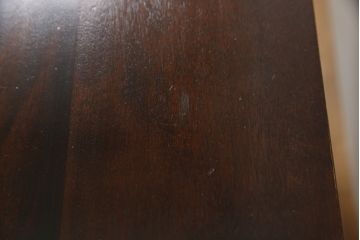 中古　美品　松本民芸家具　脚の透かし彫りが目を引く#14型茶卓(サイドテーブル、コーヒーテーブル)(定価約13万円)(R-069065)