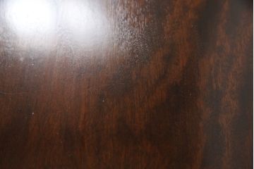 中古　美品　松本民芸家具　脚の透かし彫りが目を引く#14型茶卓(サイドテーブル、コーヒーテーブル)(定価約13万円)(R-069065)