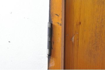 アンティーク建具　レトロな雰囲気を醸し出すドア1枚(木製扉、ガラス扉)(R-069072)
