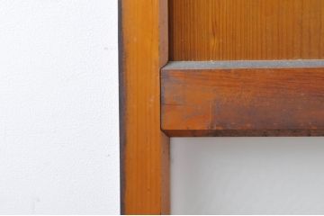 アンティーク建具　レトロな雰囲気を醸し出すドア1枚(木製扉、ガラス扉)(R-069072)