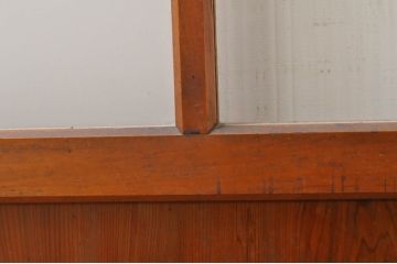 アンティーク建具　レトロな雰囲気を醸し出すドア1枚(木製扉、ガラス扉)(R-069072)