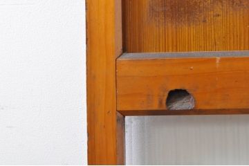 アンティーク建具　レトロな雰囲気を醸し出すドア1枚(木製扉、ガラス扉)(R-069072)