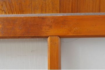 アンティーク建具　レトロな雰囲気を醸し出すドア1枚(木製扉、ガラス扉)(R-069072)