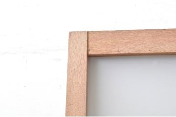 アンティーク建具　栗材枠の木味が魅力的などこか懐かしい雰囲気漂うドア1枚(木製扉)(R-069073)