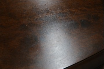 中古　北海道民芸家具　希少な絶版品!　#475　深みのある色合いが美しいダイニングテーブル　(R-069077)