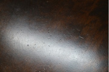 中古　北海道民芸家具　希少な絶版品!　#475　深みのある色合いが美しいダイニングテーブル　(R-069077)