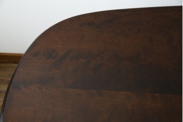 中古　北海道民芸家具　希少な絶版品!　#475　深みのある色合いが美しいダイニングテーブル　(R-069077)