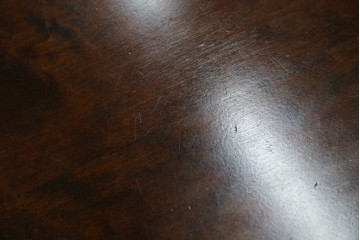 中古　北海道民芸家具　希少な絶版品!　#475　深みのある色合いが美しいダイニングテーブル　(R-069077)