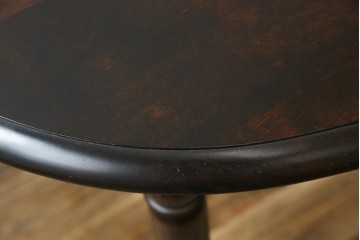 中古　北海道民芸家具　希少な絶版品!　#475　深みのある色合いが美しいダイニングテーブル　(R-069077)