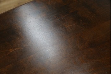 中古　北海道民芸家具　希少な絶版品!　#475　深みのある色合いが美しいダイニングテーブル　(R-069077)