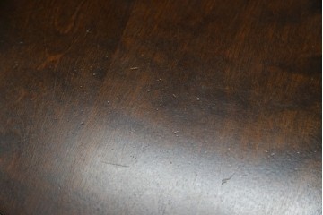 中古　北海道民芸家具　希少な絶版品!　#475　深みのある色合いが美しいダイニングテーブル　(R-069077)