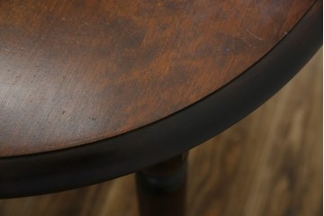 中古　北海道民芸家具　希少な絶版品!　#475　深みのある色合いが美しいダイニングテーブル　(R-069077)