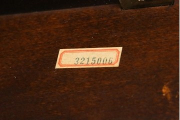 中古　北海道民芸家具　希少な絶版品!　#475　深みのある色合いが美しいダイニングテーブル　(R-069077)