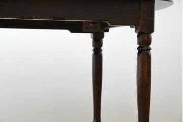 中古　北海道民芸家具　希少な絶版品!　#475　深みのある色合いが美しいダイニングテーブル　(R-069077)