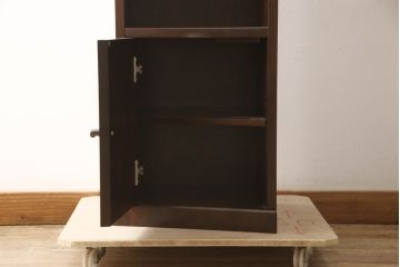 中古　民芸家具　和光　NEW北樹　水屋115K　上質な和の空間づくりにおすすめの水屋箪笥とキャビネットのセット(食器棚、戸棚、収納棚、キャビネット)(R-069083)
