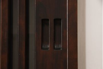 中古　民芸家具　和光　NEW北樹　水屋115K　上質な和の空間づくりにおすすめの水屋箪笥とキャビネットのセット(食器棚、戸棚、収納棚、キャビネット)(R-069083)