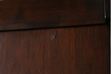 中古　民芸家具　和光　NEW北樹　水屋115K　上質な和の空間を演出する二段重ね水屋箪笥(食器棚、茶箪笥、キャビネット、収納棚、戸棚、店舗什器)(R-069085)