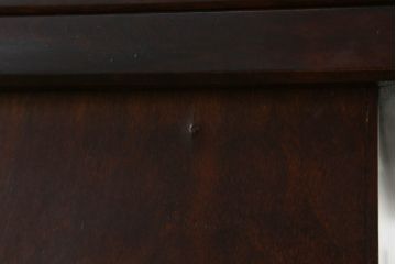 中古　民芸家具　和光　NEW北樹　水屋115K　上質な和の空間を演出する二段重ね水屋箪笥(食器棚、茶箪笥、キャビネット、収納棚、戸棚、店舗什器)(R-069085)