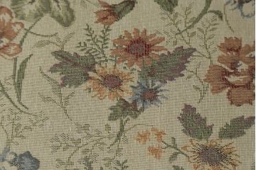 中古　ラフジュ工房オリジナル　大正ロマン風　透かし彫りのデザインと華やかなファブリックが素敵なソファベンチ(ラブソファ、二人掛けソファ、2人掛けソファ、2P、アームソファ、ダイニングソファ)(R-069087)