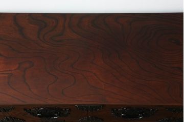 中古　岩谷堂箪笥　重厚感ある金具と力強い杢目が目を惹くサイドボード(和箪笥、収納タンス、衣装箪笥、引き出し、サイドチェスト)(R-069089)