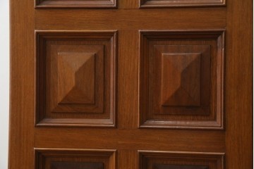 ヨーロッパヴィンテージ　チーク材　ワインラックに活躍!クラシカルなデザインが素敵なサーバー　(R-069111)