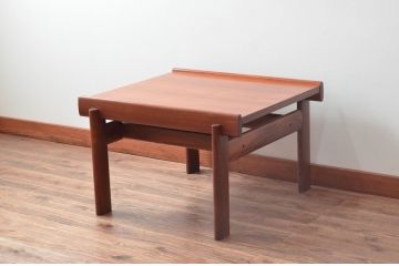 ビンテージ　天童木工(Tendo)　希少!!　ブラジリアンローズウッド　優しい木の温もり溢れるセンターテーブル(ローテーブル、カフェテーブル、コーヒーテーブル、リビングテーブル、座卓、ヴィンテージ)(R-069115)