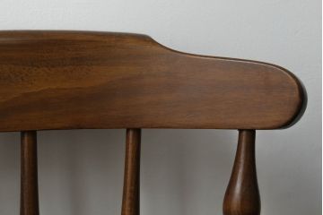 和製ビンテージ　飛騨家具　WINDS太平　ブナ材製のチェア4脚セット(ダイニングチェア、椅子、イス、板座チェア、ヴィンテージ)(R-069127)