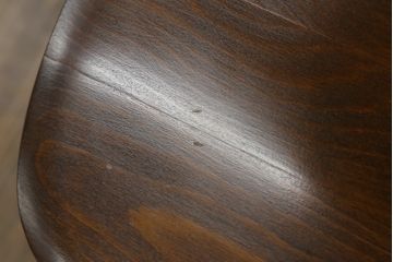 和製ビンテージ　飛騨家具　WINDS太平　ブナ材製のチェア4脚セット(ダイニングチェア、椅子、イス、板座チェア、ヴィンテージ)(R-069127)