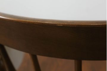 和製ビンテージ　飛騨家具　WINDS太平　ブナ材製のチェア4脚セット(ダイニングチェア、椅子、イス、板座チェア、ヴィンテージ)(R-069127)