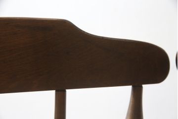 和製ビンテージ　飛騨家具　WINDS太平　ブナ材製のチェア3脚セット(ダイニングチェア、椅子、イス、板座チェア、ヴィンテージ)(R-069128)