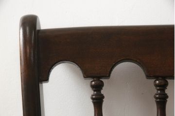和製ビンテージ　松本民芸家具　#49型A　背もたれの美しいデザインが印象的なワイコムチェア(板座チェア、ダイニングチェア、椅子、イス、ヴィンテージ)(定価約11万円)(R-069130)