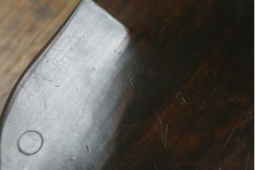和製ビンテージ　松本民芸家具　#91型　落ち着きのある大人カフェ風インテリアが叶うアームチェア2脚セット(キャプテンチェア、板座チェア、椅子、ダイニングチェア、イス、ヴィンテージ)(定価2脚で約26万円)(R-069131)