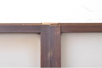 アンティーク建具　どこか懐かしい佇まいが魅力のガラス戸2枚セット(引き戸)(R-069147)