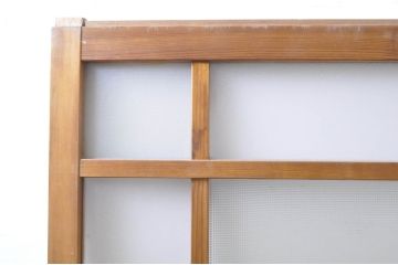 アンティーク建具　大正ロマン　ノスタルジックな雰囲気漂うガラス戸2枚セット(引き戸)(R-069155)