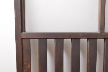 アンティーク建具　和モダンな空間を演出するガラス無双戸2枚セット(引き戸、ガラス戸)(R-069156)