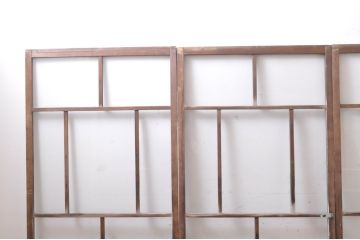 アンティーク建具　大正ロマン　和の空間を演出するガラス戸4枚セット(引き戸)(R-069158)