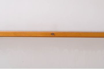 アンティーク建具　レトロな空間作りにおすすめな横桟ガラス戸2枚セット(引き戸)(R-069159)