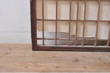 アンティーク建具　和の空間を演出する障子戸窓4枚セット(引き戸、書院戸)(R-069169)