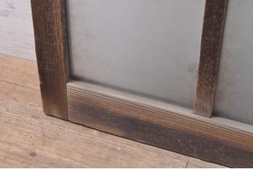 アンティーク建具　和モダンな空間作りにおすすめなガラス窓2枚セット(引き戸、ガラス戸)(R-069170)