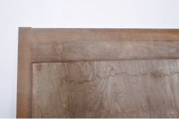 アンティーク建具　特大　特注品!!　欅(ケヤキ)材　古い豪商で使われていた蔵戸1枚を2分割にリメイク!!存在感抜群の蔵戸2枚セット(引き戸、玄関戸)(R-069176)