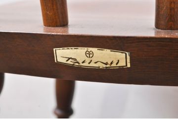 和製ビンテージ　飛騨家具　WINDS太平　たいへい(TAIHEI)　木の温もりを感じられるダイニングチェア2脚セット(板座チェア、椅子、イス、ヴィンテージ、バラ売り可能)(R-069186)