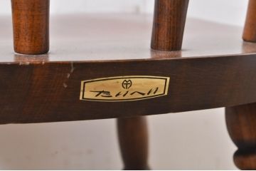 和製ビンテージ　飛騨家具　WINDS太平　たいへい(TAIHEI)　木の温もりを感じられるダイニングチェア2脚セット(板座チェア、椅子、イス、ヴィンテージ、バラ売り可能)(R-069186)