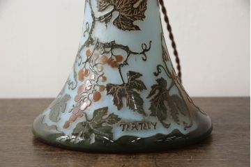 ビンテージ照明　フランスヴィンテージ　葡萄(ブドウ・ぶどう)　置くだけでインテリアの主役となるテーブルランプ(卓上ランプ、デスクライト、スタンドライト、間接照明)(検索ワード:ドームナンシー、Daum nancy)(R-069203)