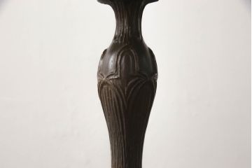 中古　ステンドグラス　ロマンティックな空間づくりに活躍するスタンド照明(スタンドライト、卓上照明、デスクスタンド)(R-069204)