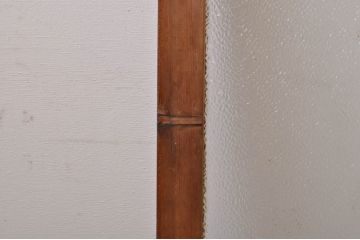 アンティーク建具　インテリアに取り入れやすいシンプルなデザインのダイヤガラス窓2枚セット(引き戸、ガラス戸)(R-069216)