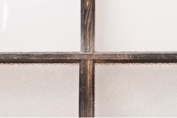 アンティーク建具　経年を感じさせる木味が魅力のガラス窓2枚セット(引き戸、ガラス戸)(R-069218)