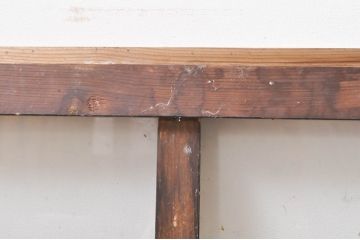 アンティーク建具　大正ロマン　どこか懐かしい雰囲気を醸し出すガラス戸2枚セット(引き戸)(R-069219)